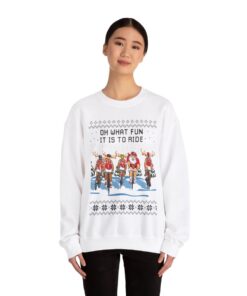 Alternative view of Oh What Fun It Is To Ride Xmas Sweaters For Ladies