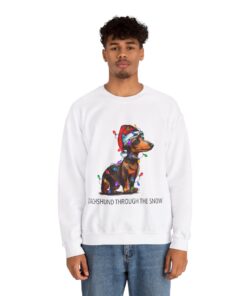 Dachshund Ugly Christmas Sweatshirts For Mens