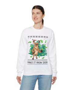 Alternative view of Reindeer Ugly Christmas Sweatshirt For Women