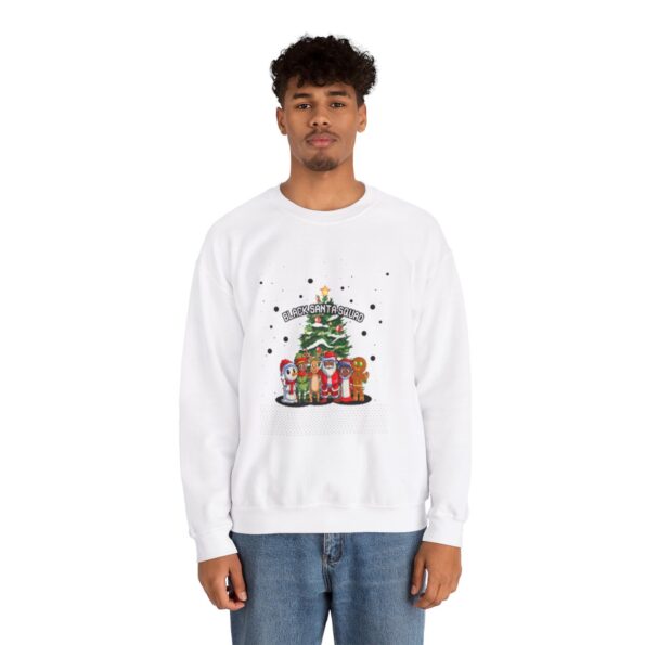 Black Santa Squad Ugly Xmas Sweatshirt