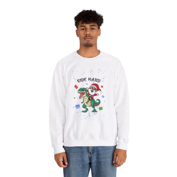 Santa Ride Hard Ugly Xmas Sweatshirt