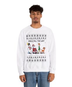 Alternative view of Jingle All The Way Christmas Sweatshirt For Men