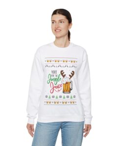 Alternative view of Jingle Juice Ugly Christmas Sweatshirt Womens