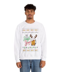 Alternative view of Jingle Juice Christmas Sweatshirt For Men