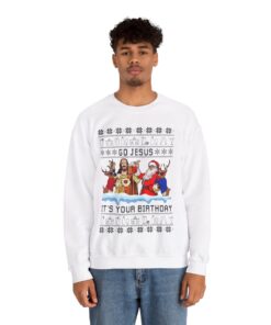Jesus Birthday Christmas Sweatshirt For Men