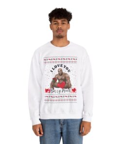 Alternative view of I Love You Barry Much Barry Wood Christmas Sweatshirt For Men