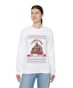 I Love You Barry Much Barry Wood Ugly Christmas Sweatshirt Womens