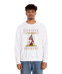 Alternative view of Happy Birthday Jesus Ugly Xmas Sweatshirt