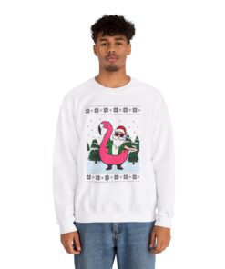 Alternative view of Hawaiian Santa Claus Ugly Xmas Sweatshirt