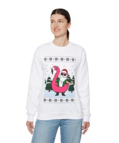 Hawaiian Santa Ugly Christmas Sweatshirt For Women