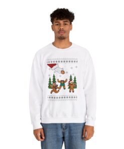Alternative view of Funny Gingerbread Snap Ugly Xmas Sweatshirt