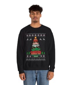 Crocs Around The Christmas Christmas Sweatshirt For Men