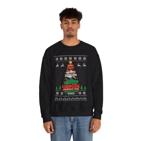 Crocs Around The Christmas Christmas Sweatshirt For Men