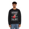 Santa Sleigh All Day Naughty Christmas Sweatshirt For Men