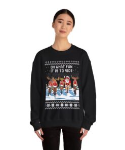 Oh What Fun It Is To Ride Xmas Sweaters For Ladies