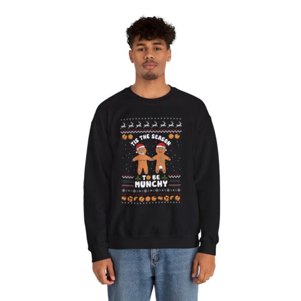 Munchy Gingerbread Naughty Ugly Xmas Sweatshirt
