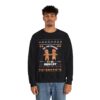 Munchy Gingerbread Naughty Christmas Sweatshirt For Men