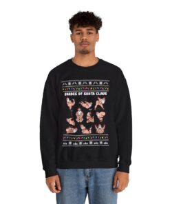 Sexy Shades Of Santa Christmas Sweatshirt For Men