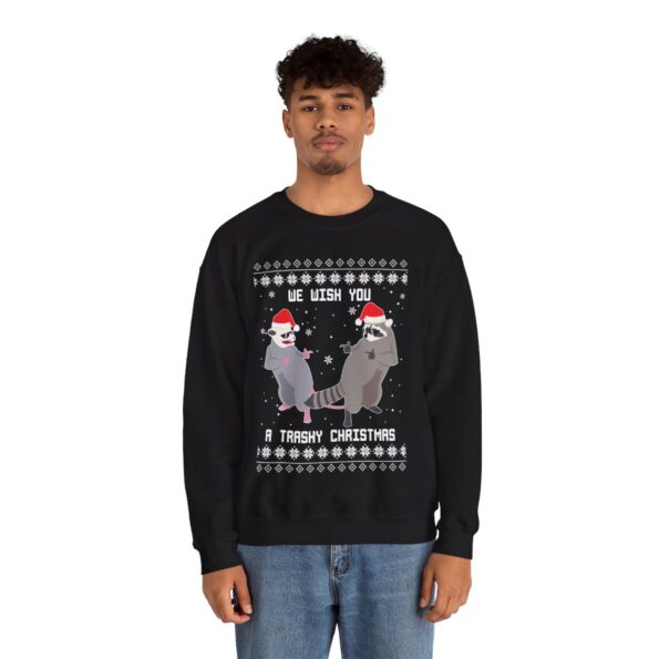 Raccoon Opossum Christmas Sweatshirt For Men