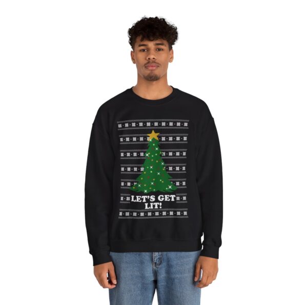 Get Lit Christmas Sweatshirt For Men