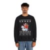 Santa Riding Cow Christmas Sweatshirt For Men
