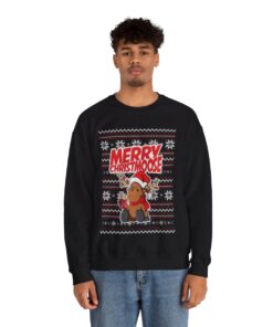 Moose Merry Christmoose Christmas Sweatshirt For Men