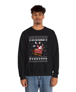 Cats For Everybody Santa Ugly Xmas Sweatshirt