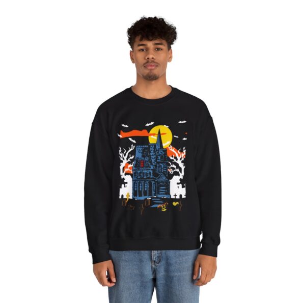 Haunted House Halloween Sweatshirt For Men