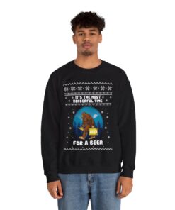 Bigfoot Christmas Sweatshirt For Men