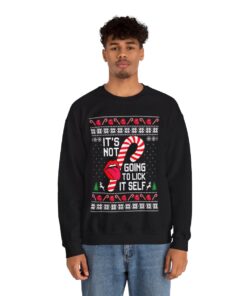 Candy Cane Christmas Sweatshirt For Men