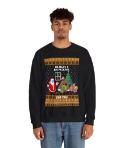 We Have a Big Package Meme Barry Wood Santa Christmas Sweatshirt For Men