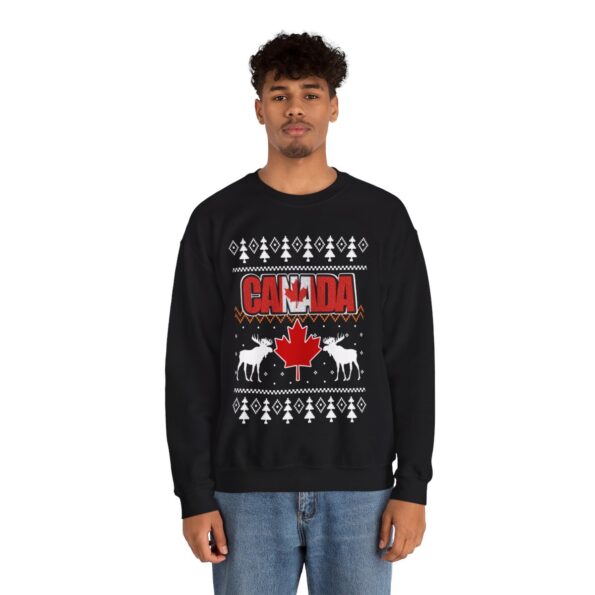 Canada Maple Leaves Christmas Sweatshirt For Men