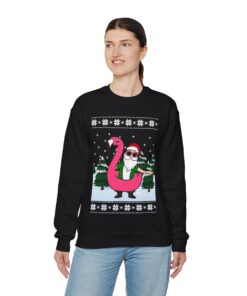 Alternative view of Hawaiian Santa Ugly Christmas Sweatshirt For Women