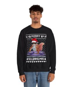 Funny Squirrel Christmas Sweatshirt For Men