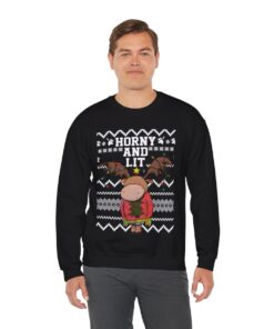 Horny Moose Ugly Xmas Sweatshirt
