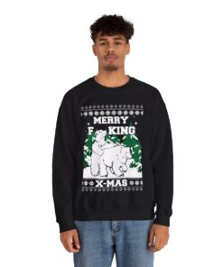 Dirty Polar Bear Christmas Sweatshirt For Men