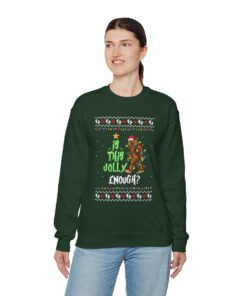 Alternative view of Bigfoot Ugly Christmas Sweater