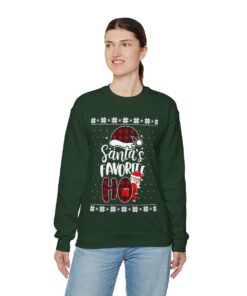 Santa Favorite HO Ugly Christmas Sweatshirt Womens 10