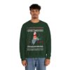 Naughty Santa Cowboy Christmas Sweatshirt For Men
