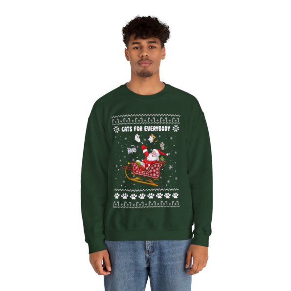 Cat Lover Christmas Sweatshirt For Men