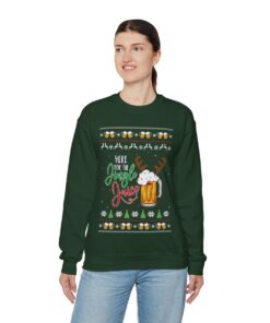 Jingle Juice Ugly Christmas Sweatshirt Womens