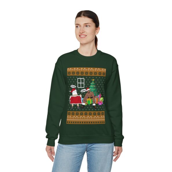 Barry Wood Santa Ugly Christmas Sweatshirt Womens