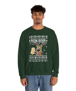 Rein Beer Reindeer Ugly Xmas Sweatshirt 18