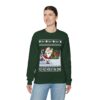 Santa Playing Golf Ugly Christmas Sweatshirt Womens