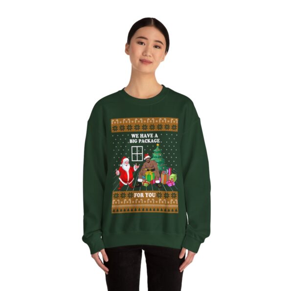 Barry Wood Santa Meme Ugly Christmas Sweatshirt Womens
