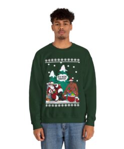 Big Nick Energy Santa Barry Wood Christmas Sweatshirt For Men