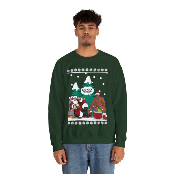 Big Nick Energy Santa Barry Wood Christmas Sweatshirt For Men