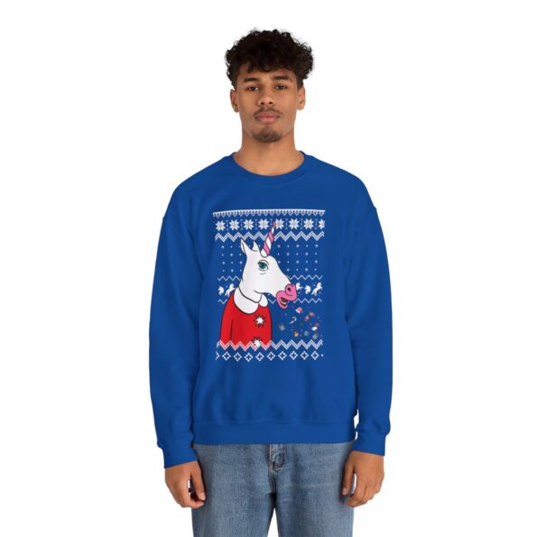 Pinky Unicorn Ugly Xmas Sweatshirt