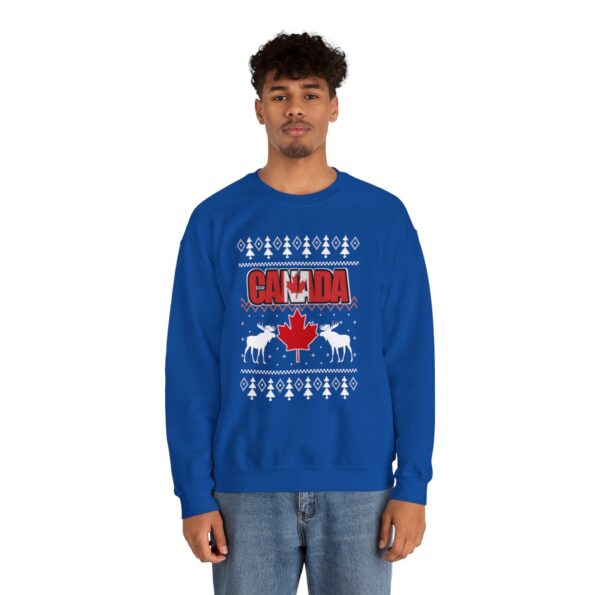 Canada Maple Leaves Christmas Sweatshirt Ugly
