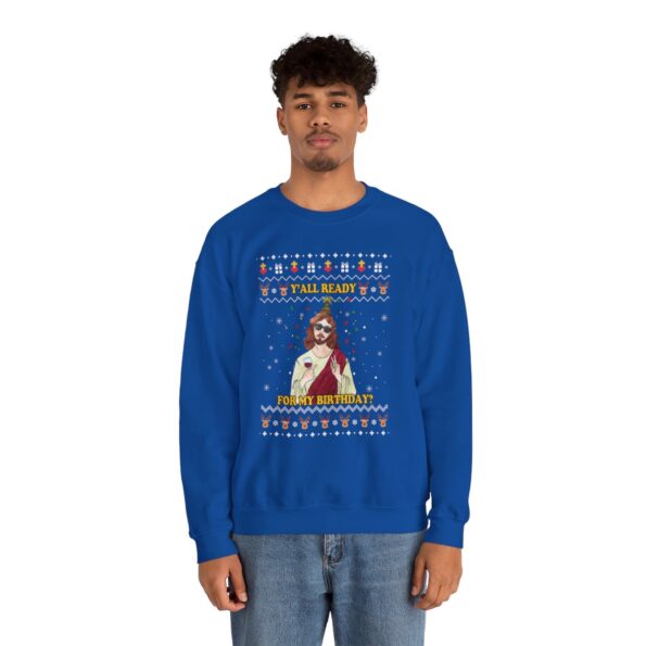 Happy Birthday Jesus Ugly Xmas Sweatshirt